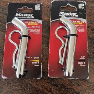 Lot Of 2 Master Lock part # 371DAT 5/8 Pin With Clip‎ New Tough Under Fire